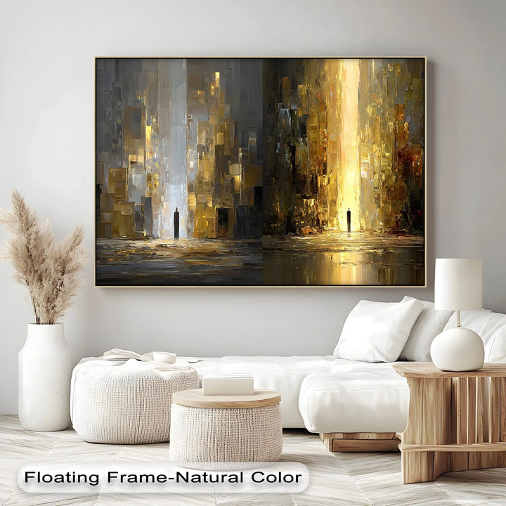 Dual Realms of Light and Shadow – Canvas Print - MyPhotoStation
