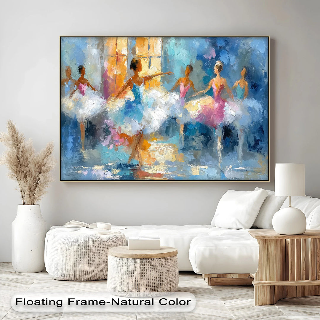 Grace in Motion – Impressionist Ballerinas Canvas Print - MyPhotoStation