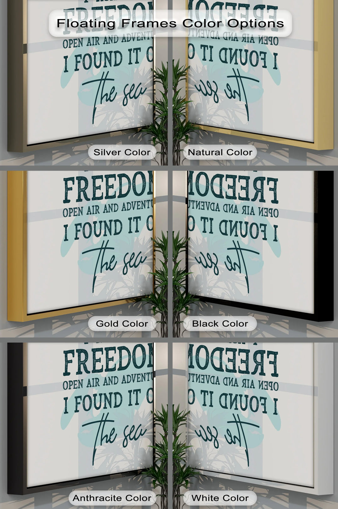 I Wanted Freedom – Nautical Adventure Quote Canvas Print - MyPhotoStation