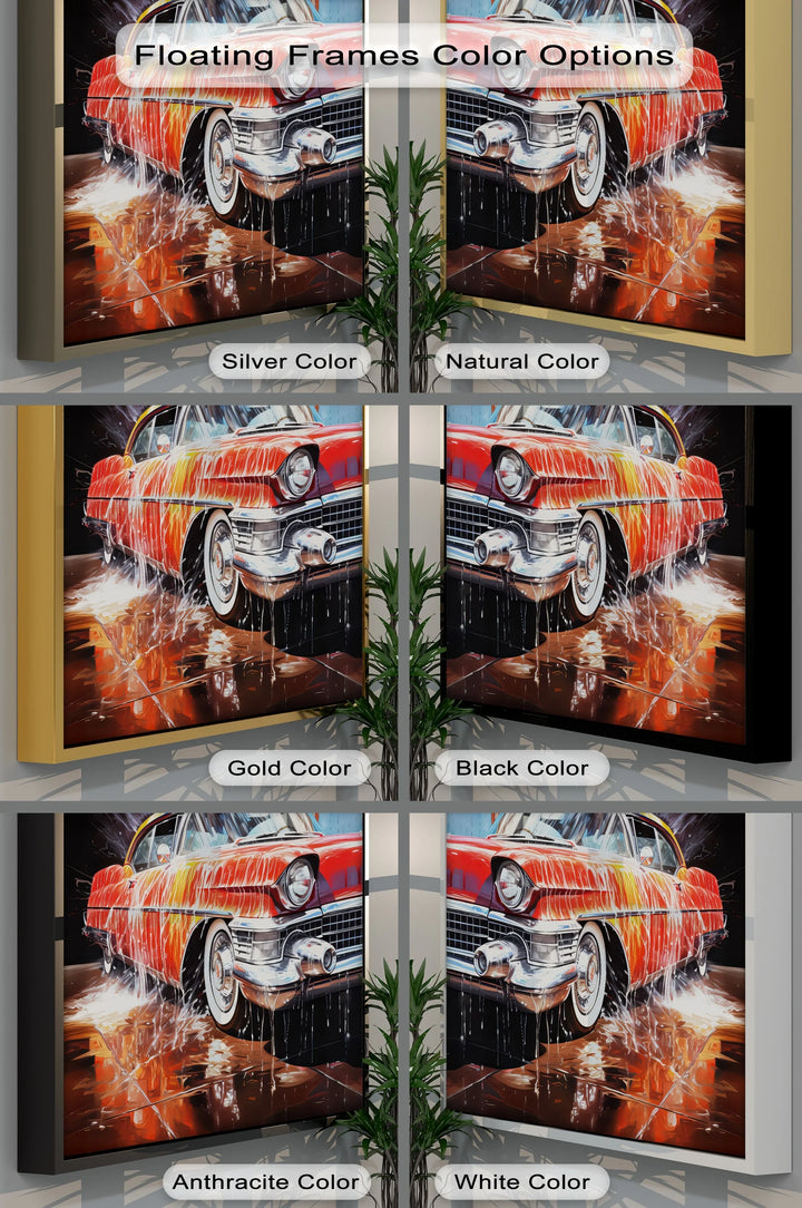 Classic Cadillac at the Car Wash – Car Canvas Print - MyPhotoStation