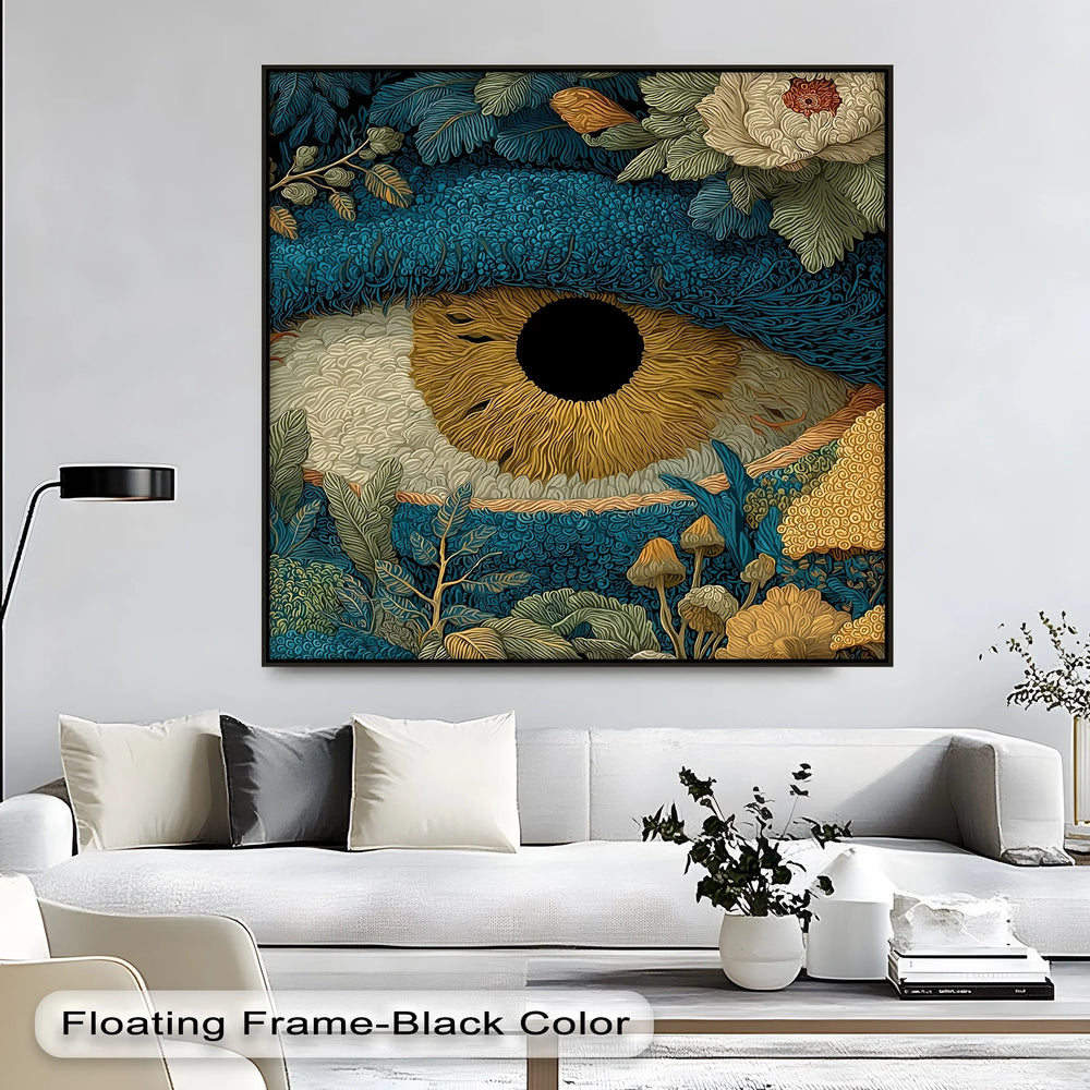 Botanical Eye Illustration – Surreal Forest Canvas Print - MyPhotoStation