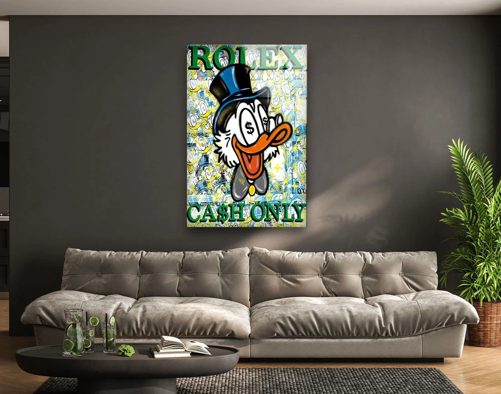 Cash Only Glass Wall Art glass wall decor, glass wall art decor