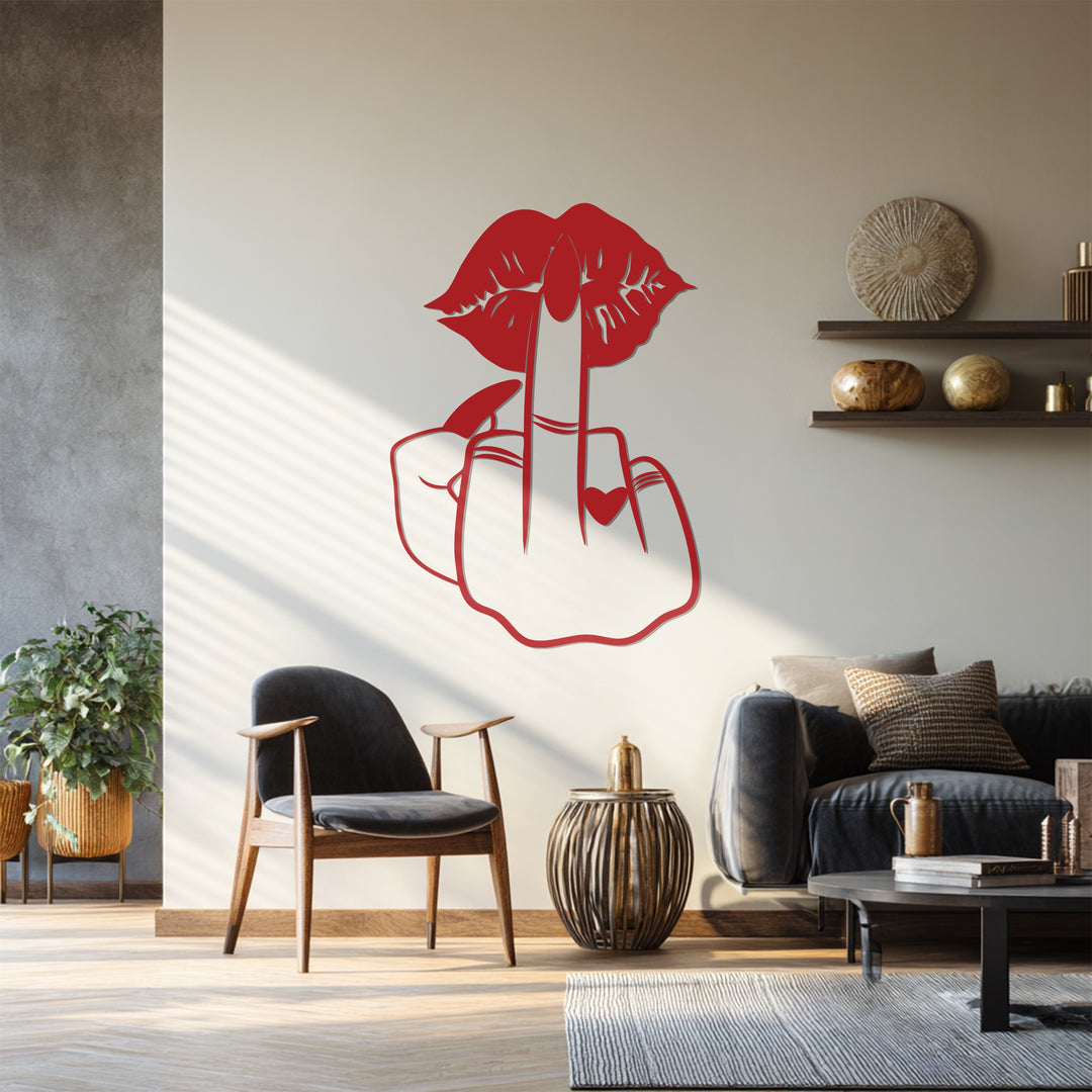 Contemporary black metal art for bold interiors