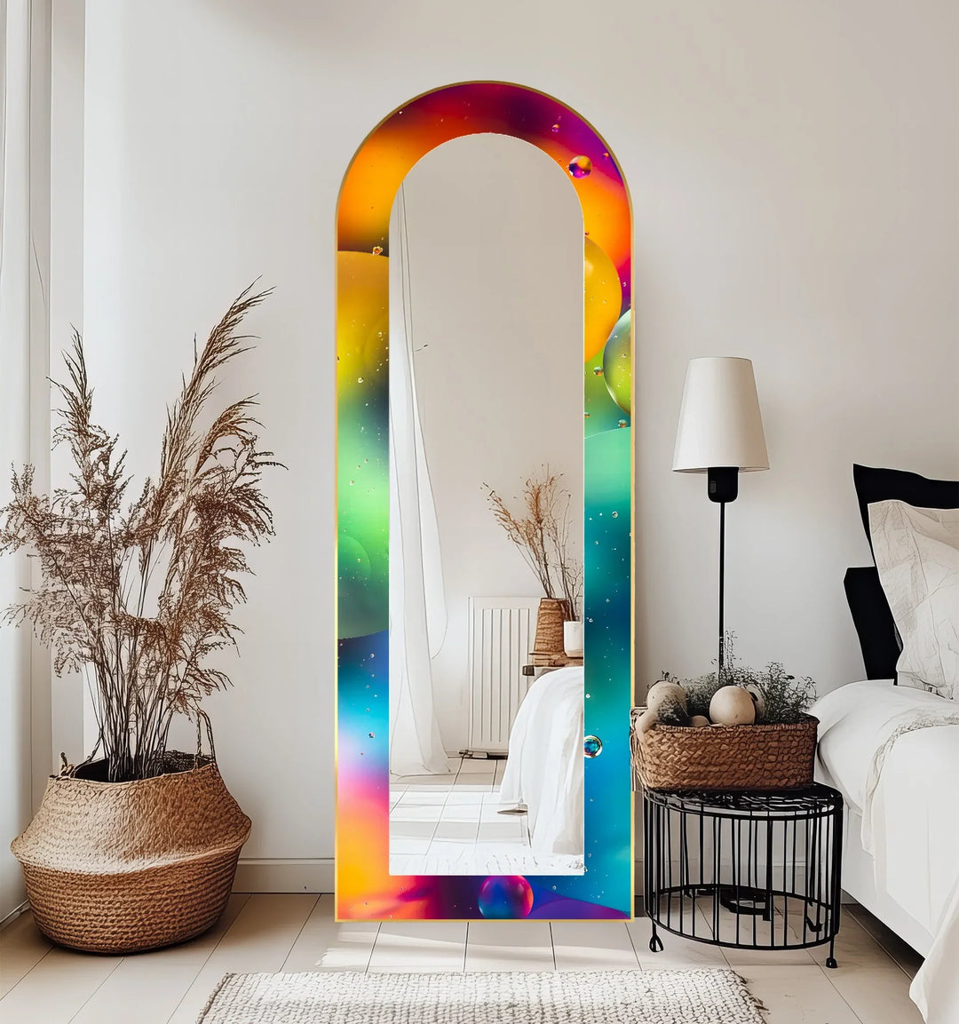 Vivid Color Spectrum - Abstract Floor Mirror - MyPhotoStation