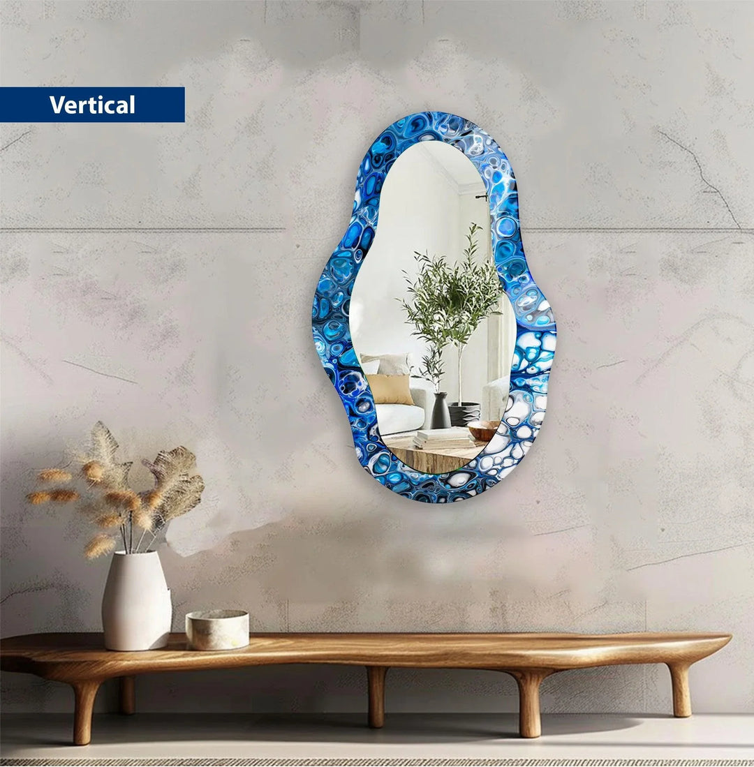 Stylish wall mirrors designed to reflect light and create depth in any room
