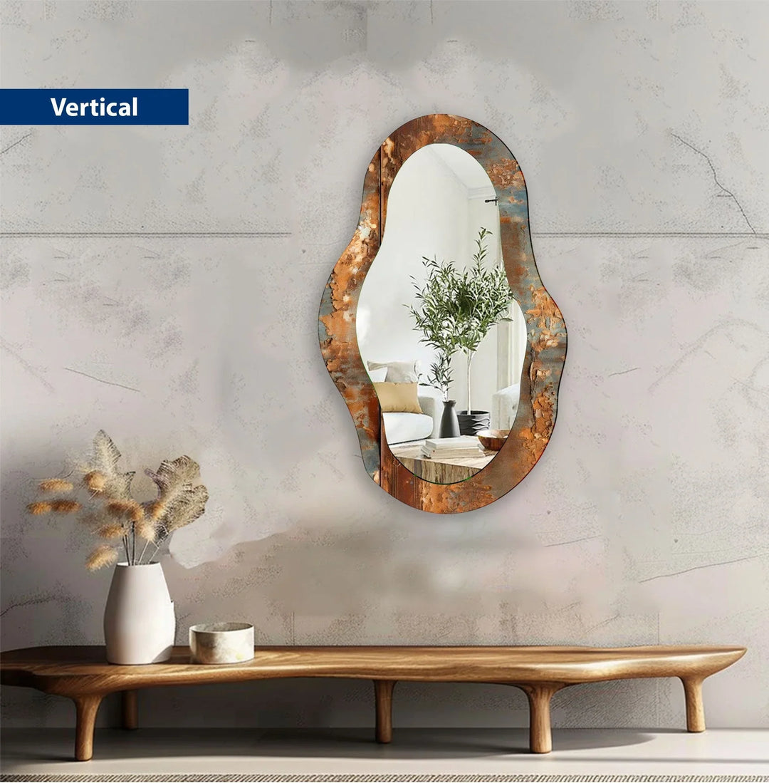 Copper Marble Decorative Wall Mirror - MyPhotoStation