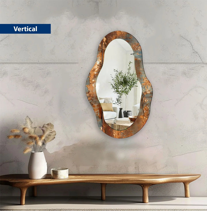 Copper Marble Decorative Wall Mirror - MyPhotoStation
