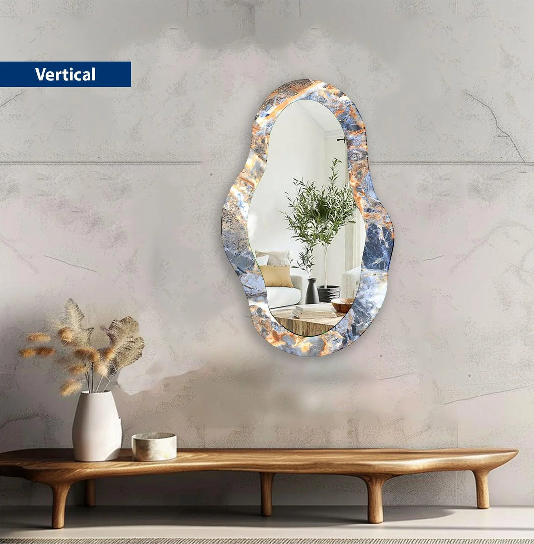 Mirror wall art showcasing intricate designs that enhance the sophistication of your walls