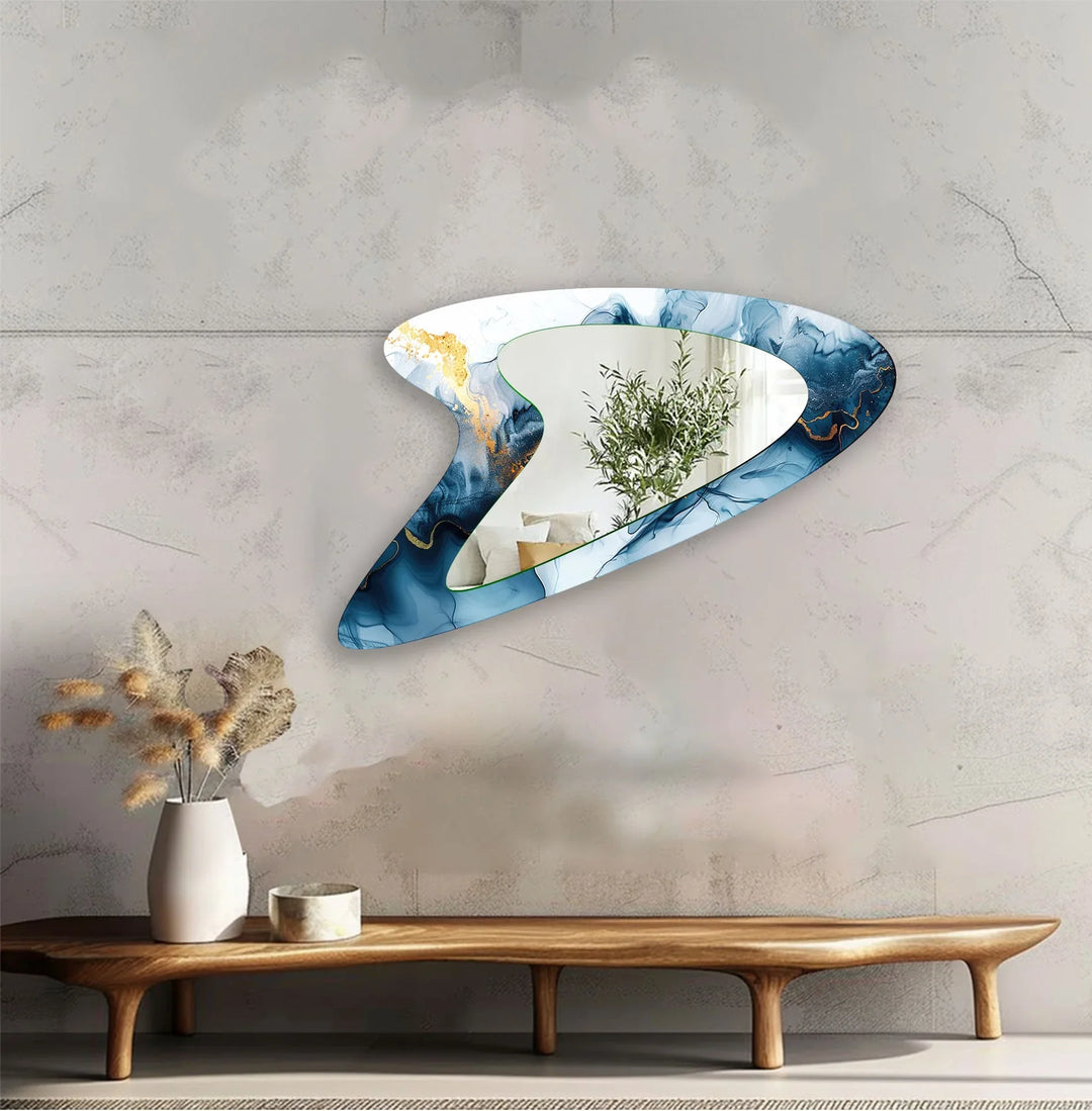 Mirrored wall art showcasing creative shapes and patterns to elevate your wall decor