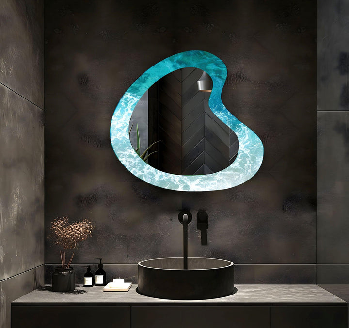 Stylish wall mirrors designed to reflect light and create depth in any room