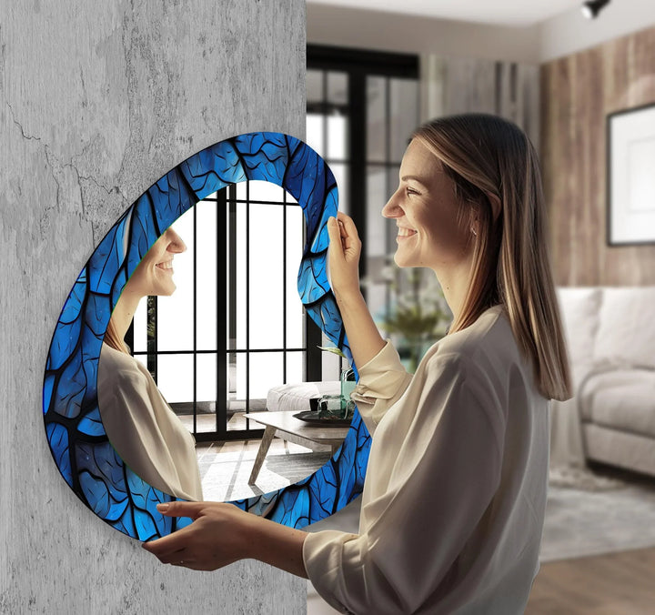 Mirror wall decor with creative frames and reflective details to elevate your home interior