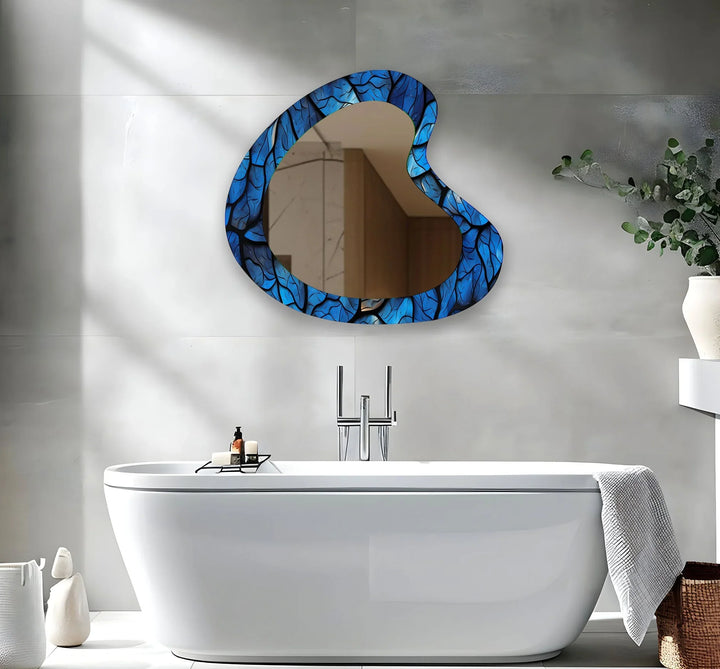 Wall mirrors featuring intricate designs to add depth and light to your living space