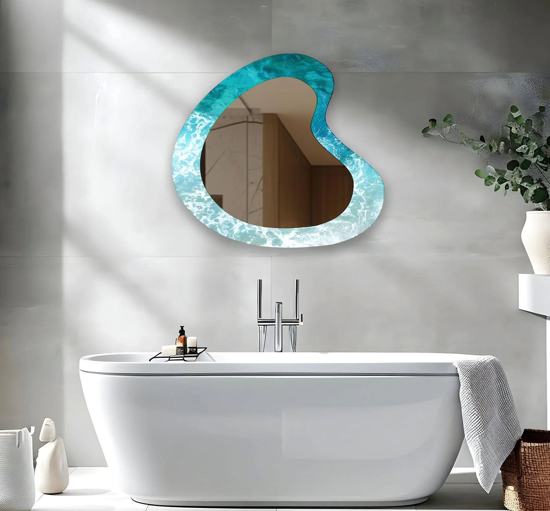 Decorative wall mirror with an ornate frame to add a touch of luxury to your decor