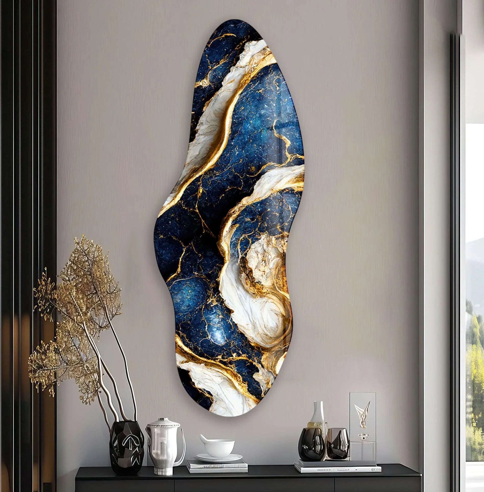 Asymmetrical Wall Art - Unique Modern Decor for Bold Interiors