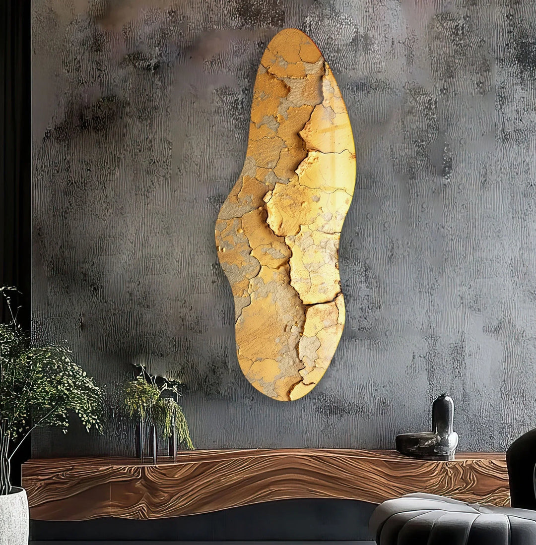 Irregular Asymmetrical Cracked Glass Wall Art custom glass pictures, glass art prints