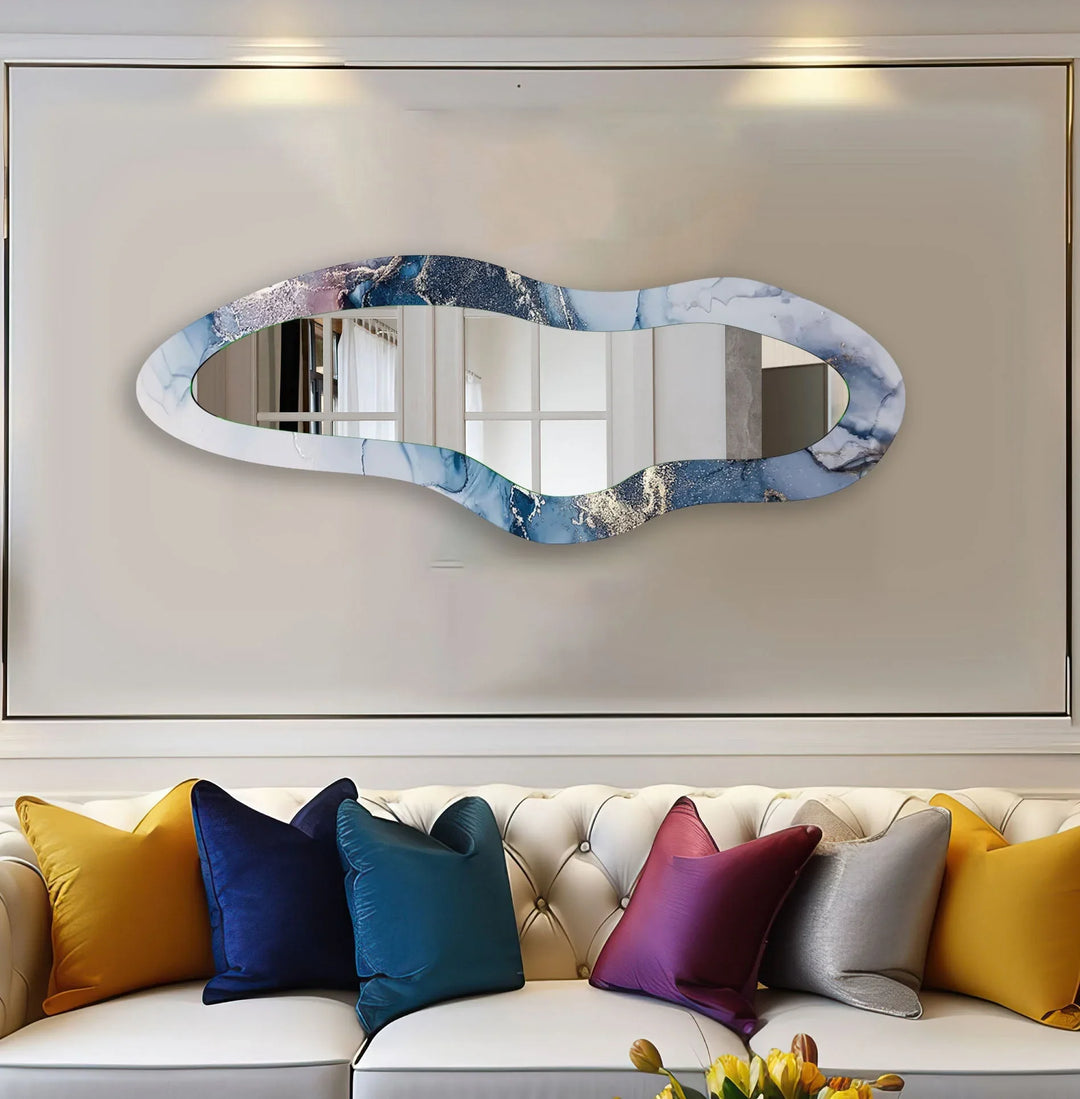 Mirrored wall art showcasing creative shapes and patterns to elevate your wall decor
