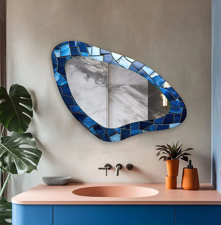 Mirror wall decor with bold designs that serve as a stunning focal point in any room