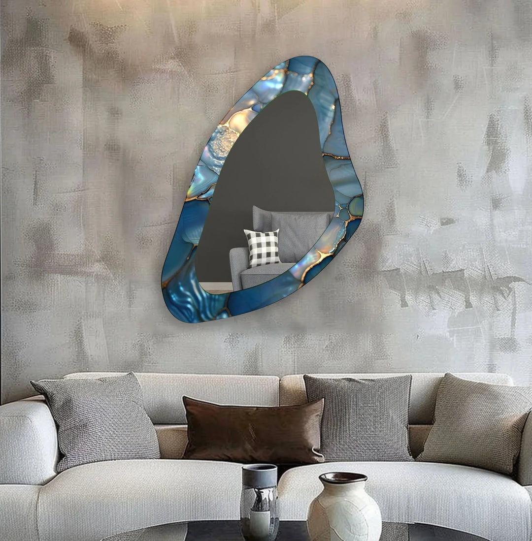 Decorative wall mirror perfect for adding a touch of modern elegance to your home