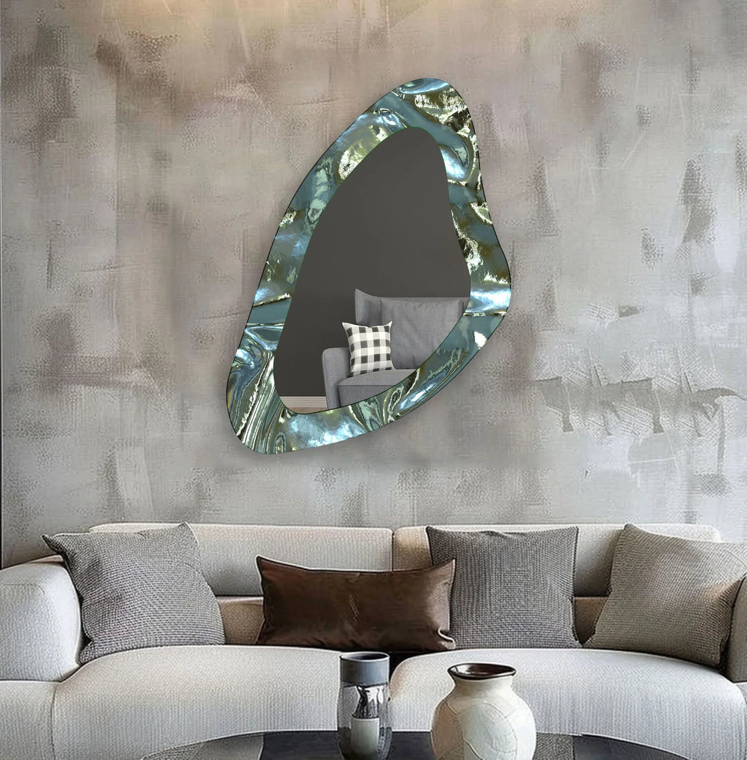 Mirror wall decor with creative frames and reflective details to elevate your home interior
