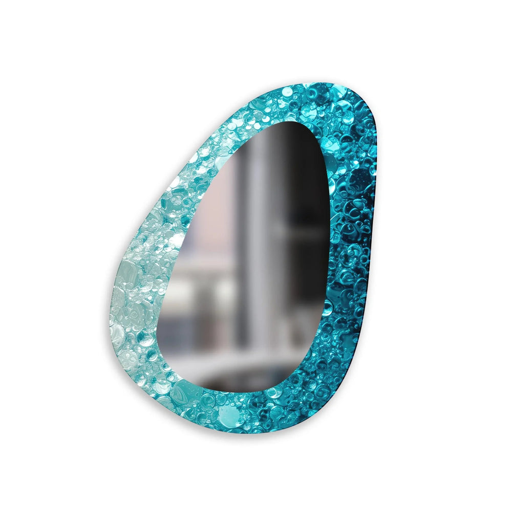 Blue Living Room Wall Mirror - MyPhotoStation