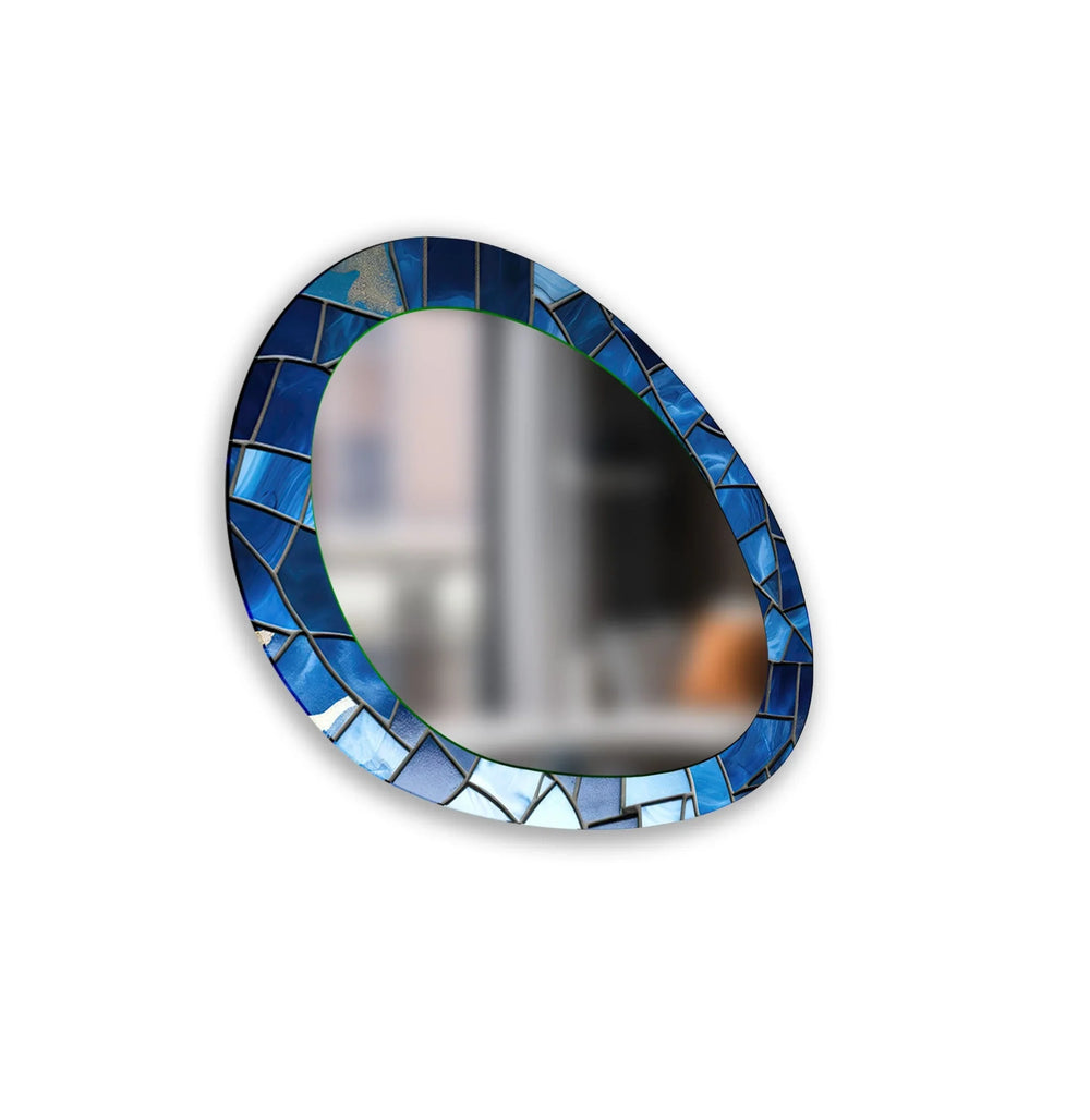 Wall mirrors designed with decorative accents to serve as both art and practicality