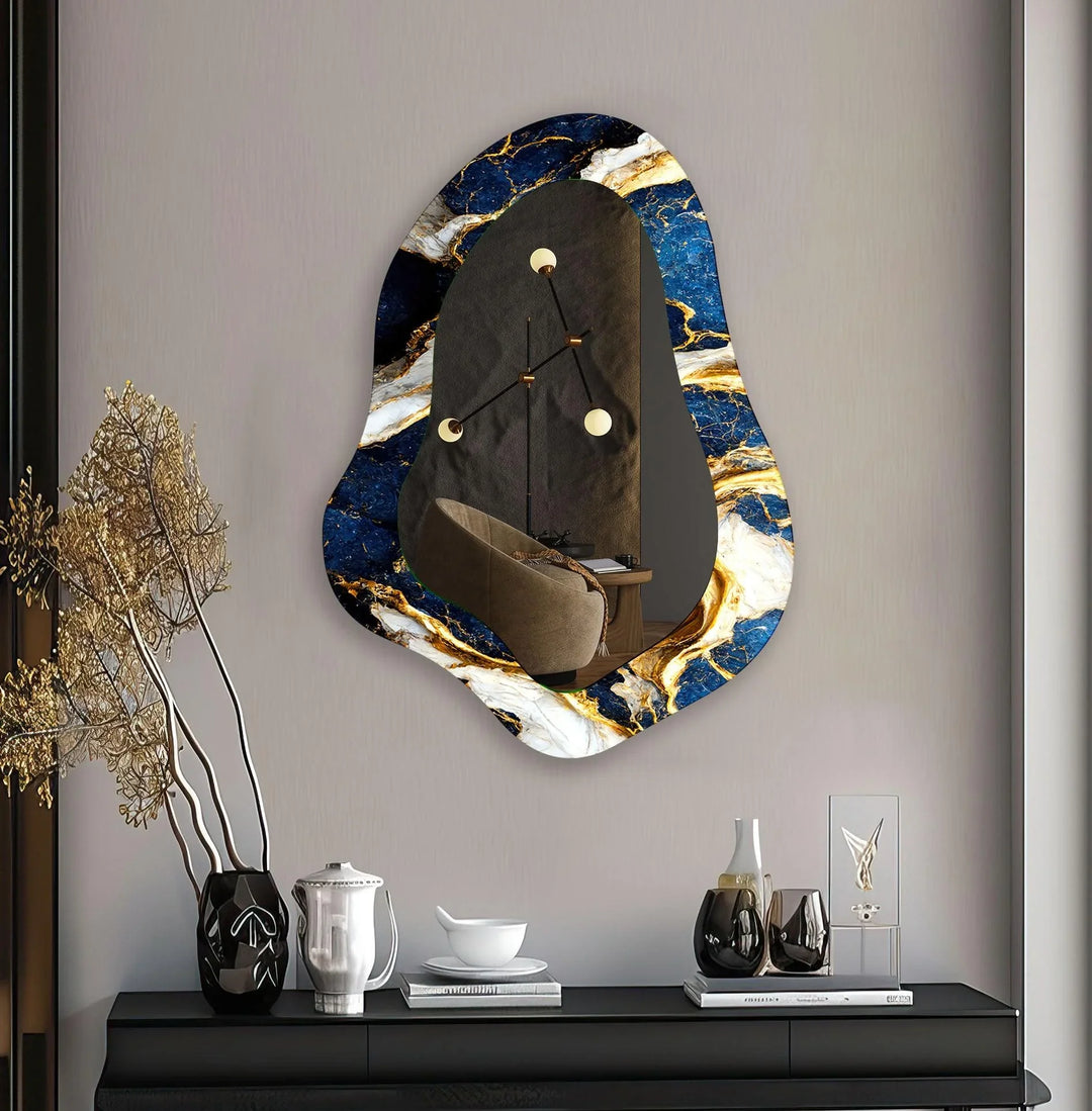 Decorative wall mirror with an ornate frame to add a touch of luxury to your decor