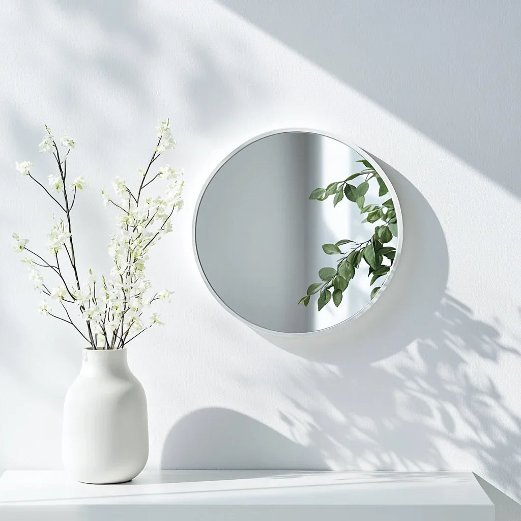 Framed Round Wall Mirror - MyPhotoStation