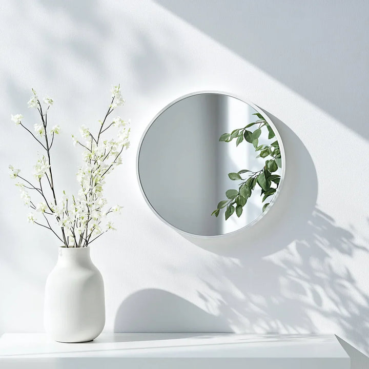 Framed Round Wall Mirror - MyPhotoStation