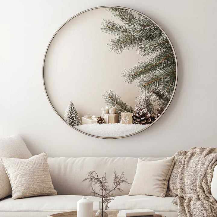 Framed Round Wall Mirror - MyPhotoStation