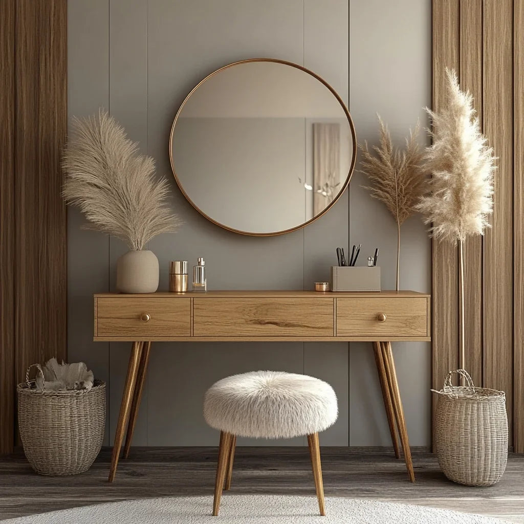 Framed Round Wall Mirror - MyPhotoStation