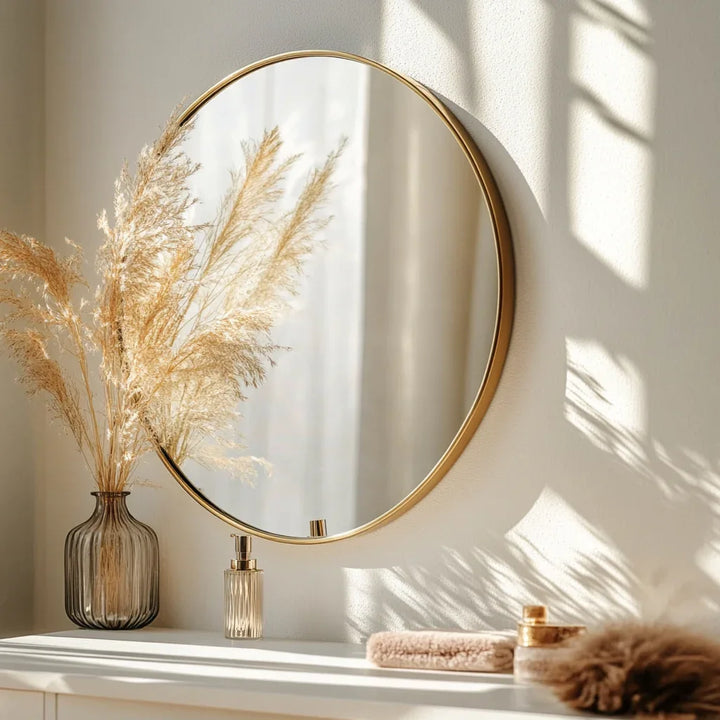 Framed Round Wall Mirror - MyPhotoStation