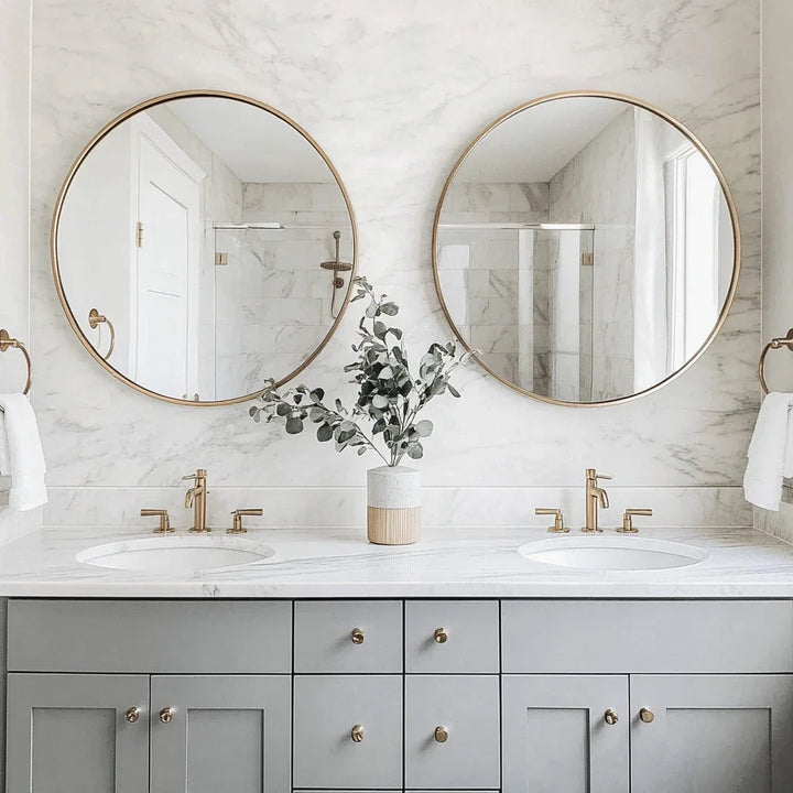 Framed Round Wall Mirror - MyPhotoStation