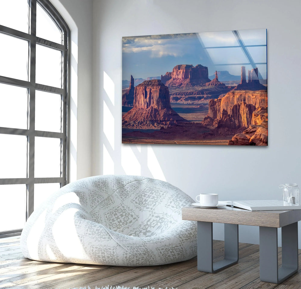 Monument Valley Glass Wall Art Glass Printing Wall Art, Print photos on glass