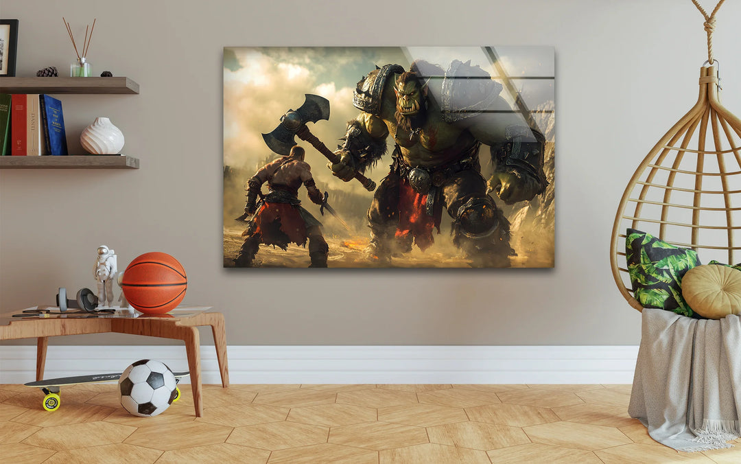 Gaming art featuring vibrant and dynamic designs inspired by iconic video games and gamer culture