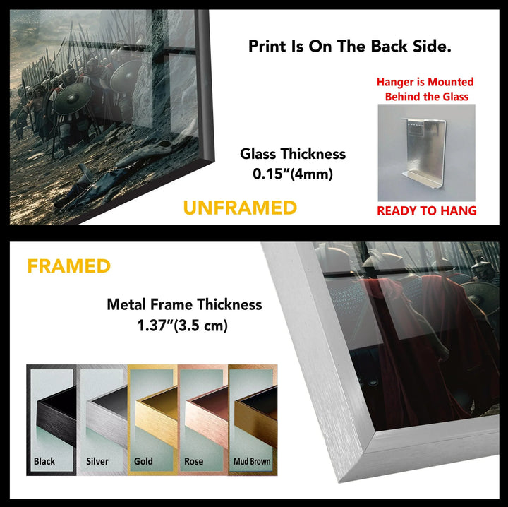 Spartacus Glass Wall Art - MyPhotoStation