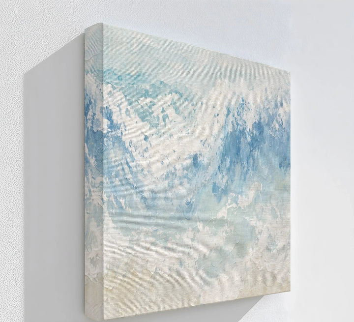 Ocean's Whisper – Soft Wave Textured Canvas Print - MyPhotoStation