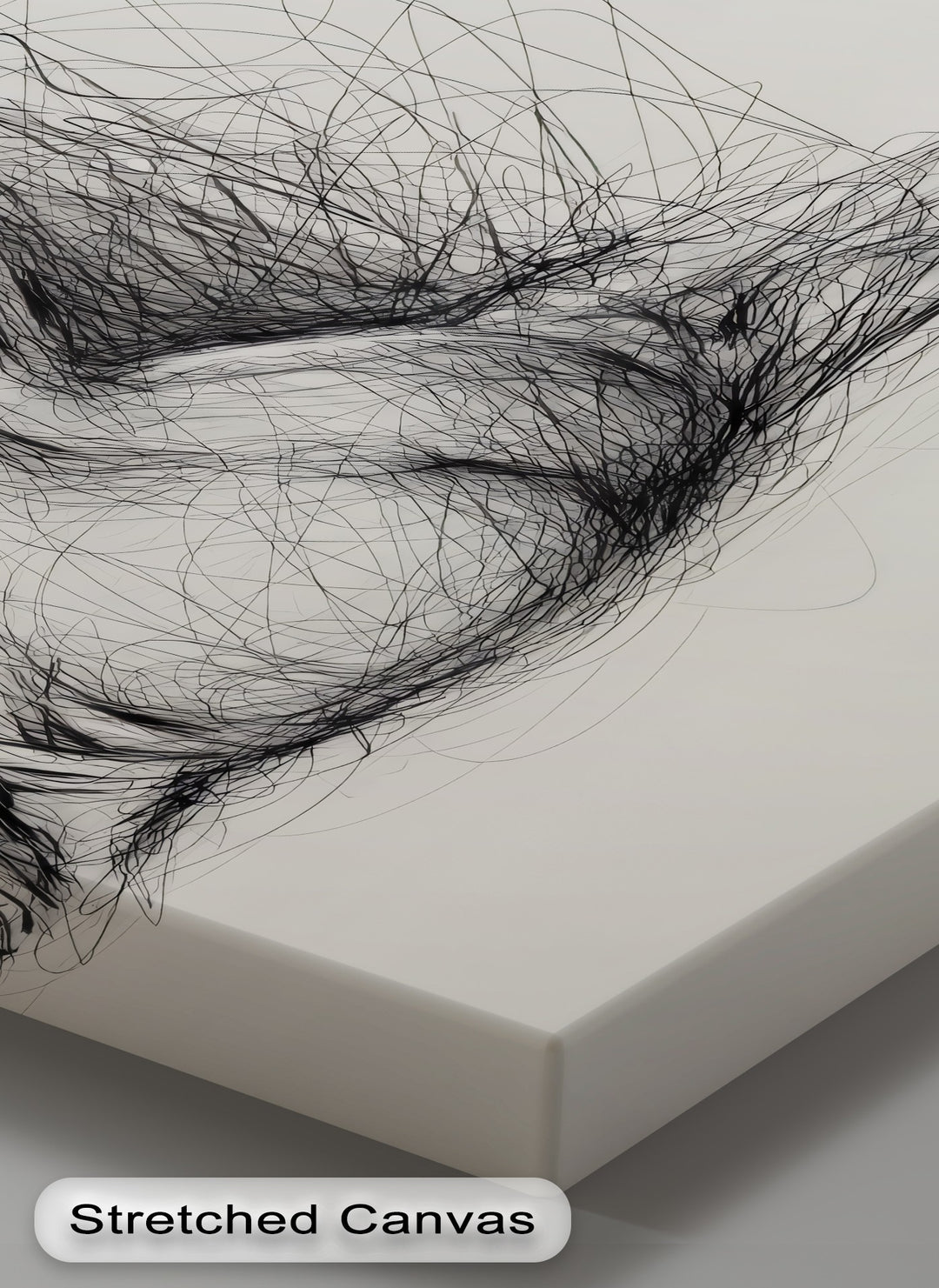 Smoke and Curves – Nude Canvas Print| Framed Wall Art