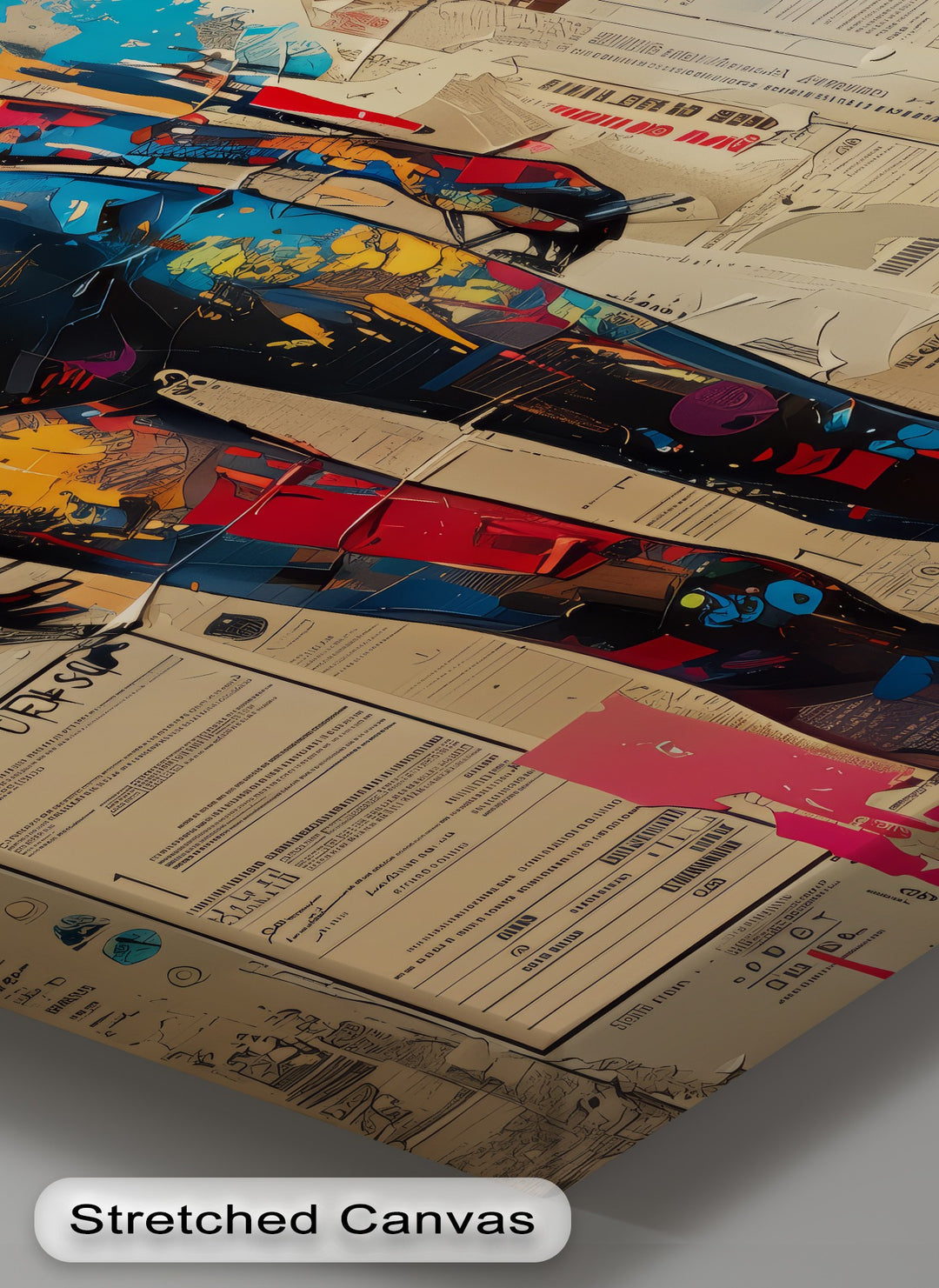 Graffiti Female Silhouette with Visor – Erotic Canvas Print | Artwork Canvas