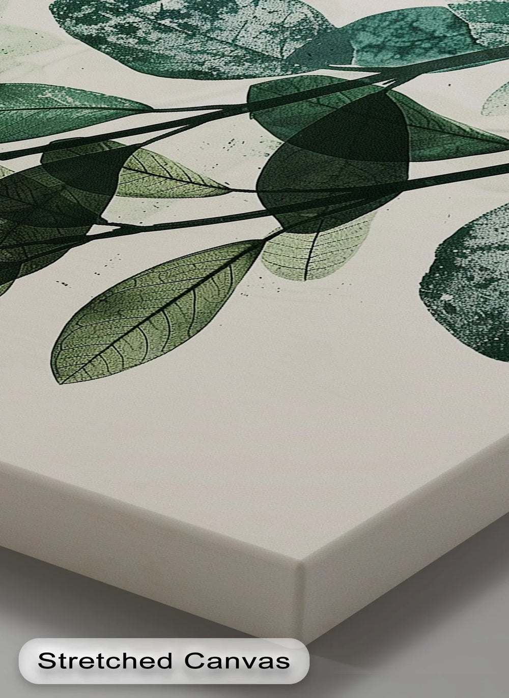 Olive Leaf Botanical Art – Tranquil Green Canvas Print - MyPhotoStation