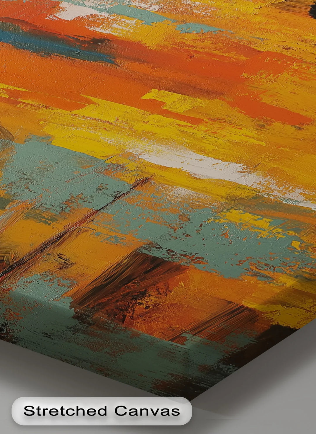 Tears of Expression – Emotional Abstract Face Canvas Print - MyPhotoStation