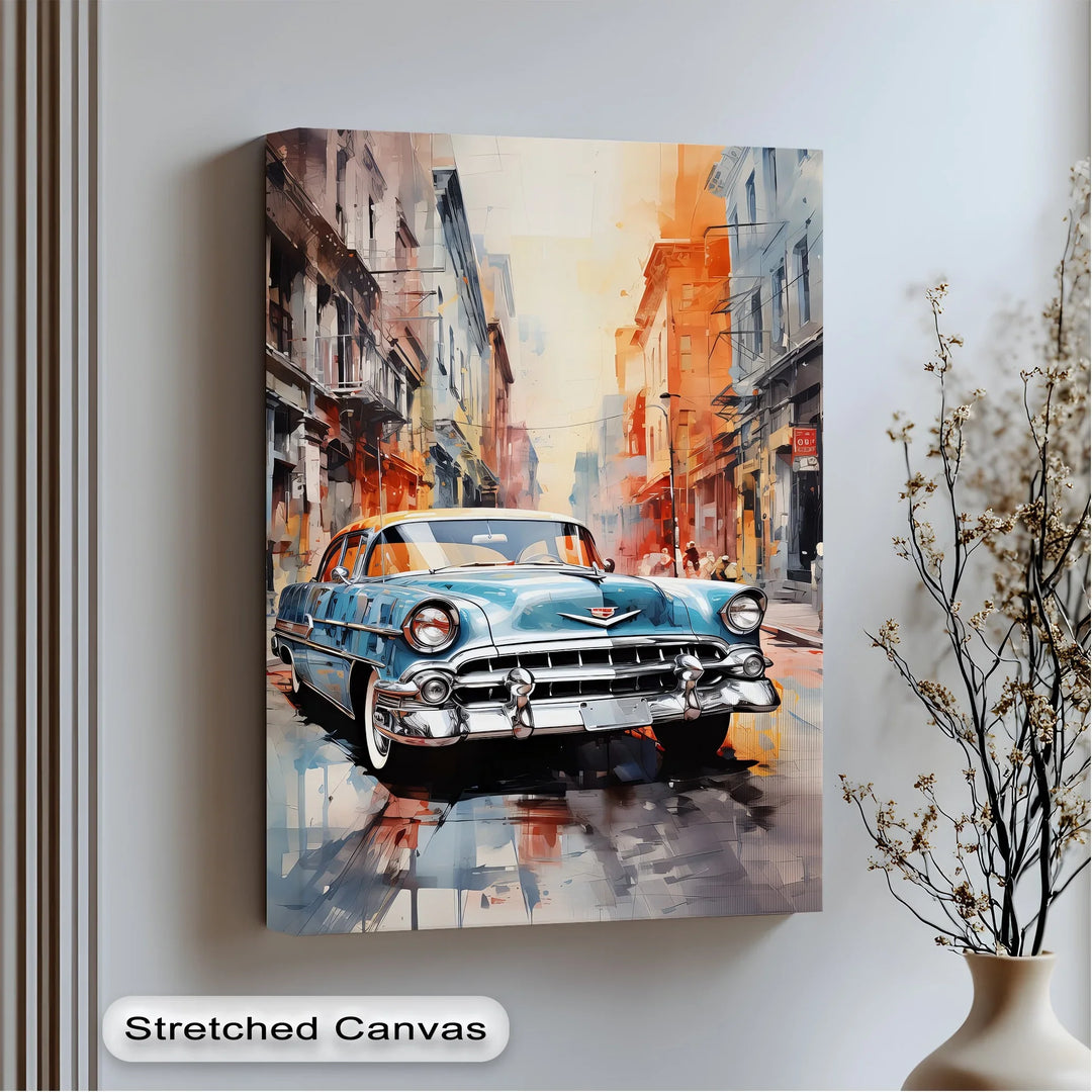 Classic Cadillac in Havana – Vintage Car Canvas Print - MyPhotoStation