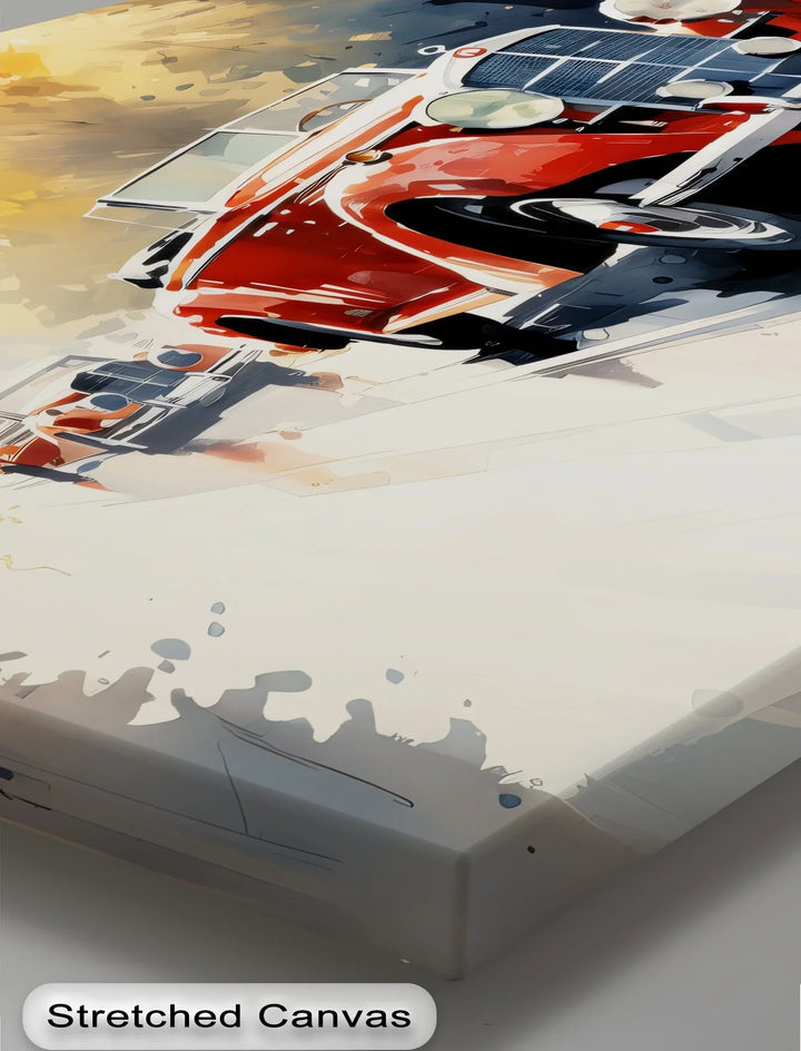 Autumn Drive Through Time – Car Canvas Print - MyPhotoStation