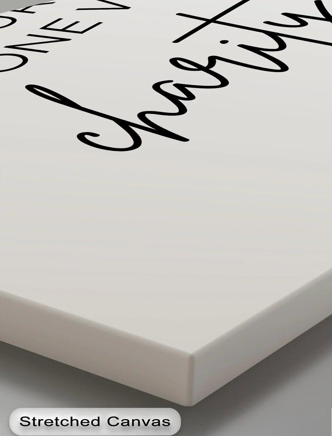 Let All Be Done with Charity – 1 Corinthians 16:14 Canvas Print