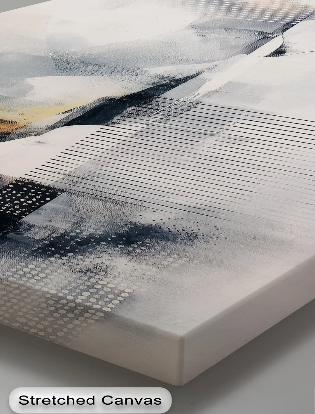 Minimalist composition with soft gradients and structured forms