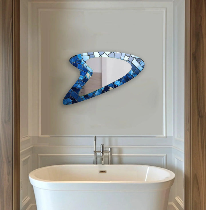 Mirror wall art blending contemporary elegance with artistic flair to enhance your walls