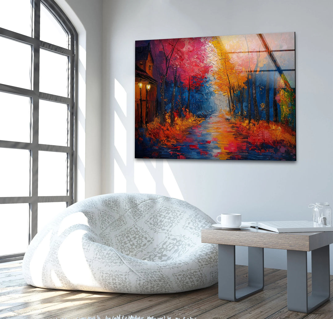 Landscape paintings by famous artists featuring majestic mountains, serene rivers, and lush forests