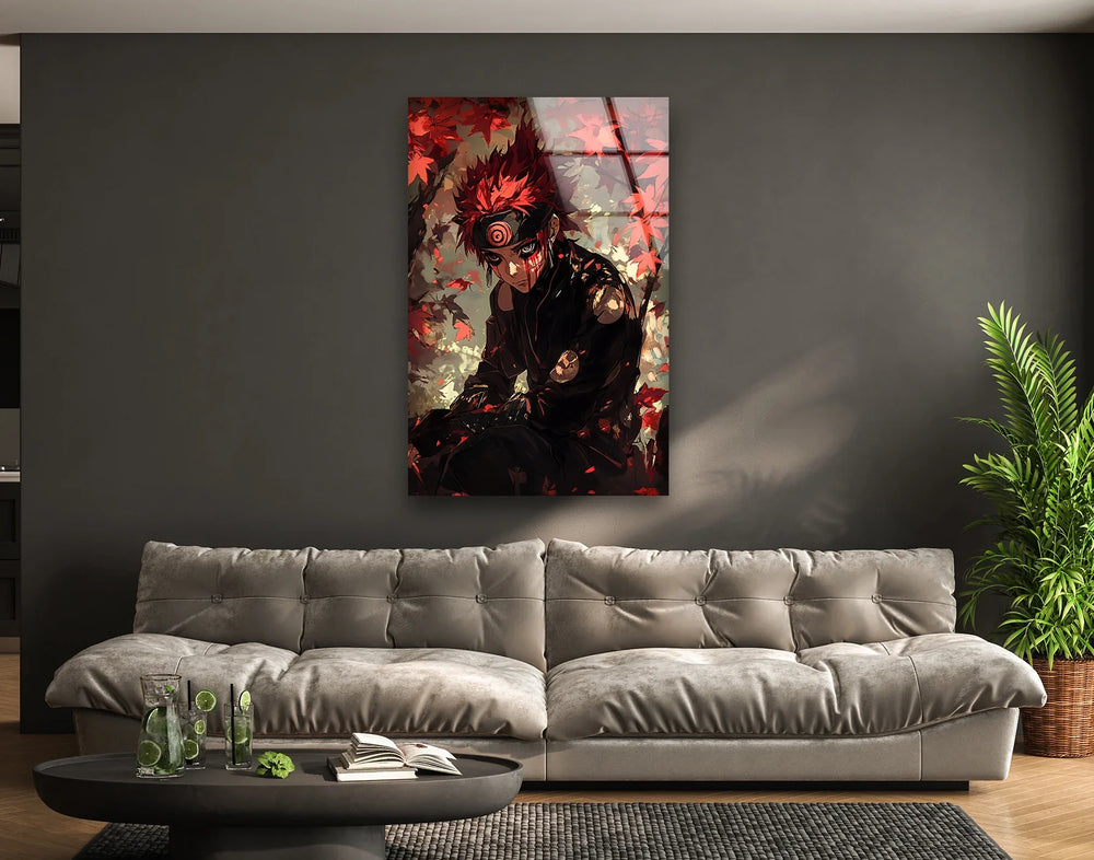 Autumn Shadows Glass Wall Art custom glass photo prints, large glass prints