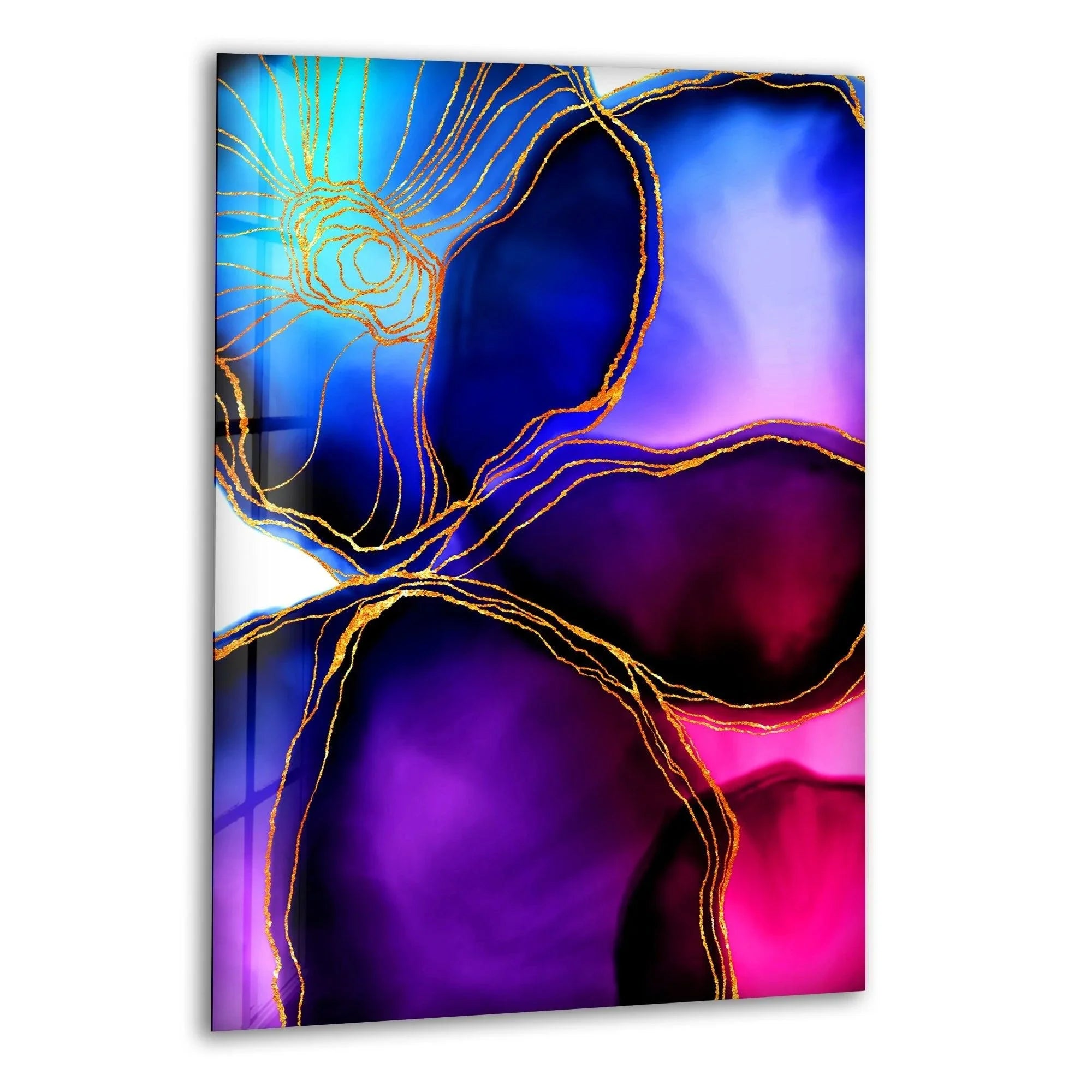 Alcohol Ink Flower Wall Art – Bold Abstract Decor – MyPhotoStation