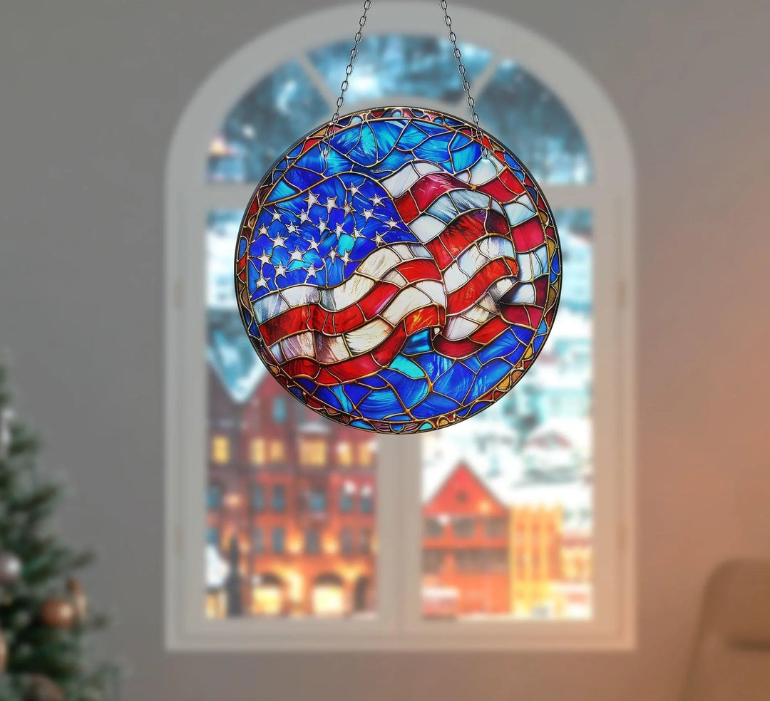 African Woman Portrait Suncatcher Decor Sun Catcher for Window | Myphotostation