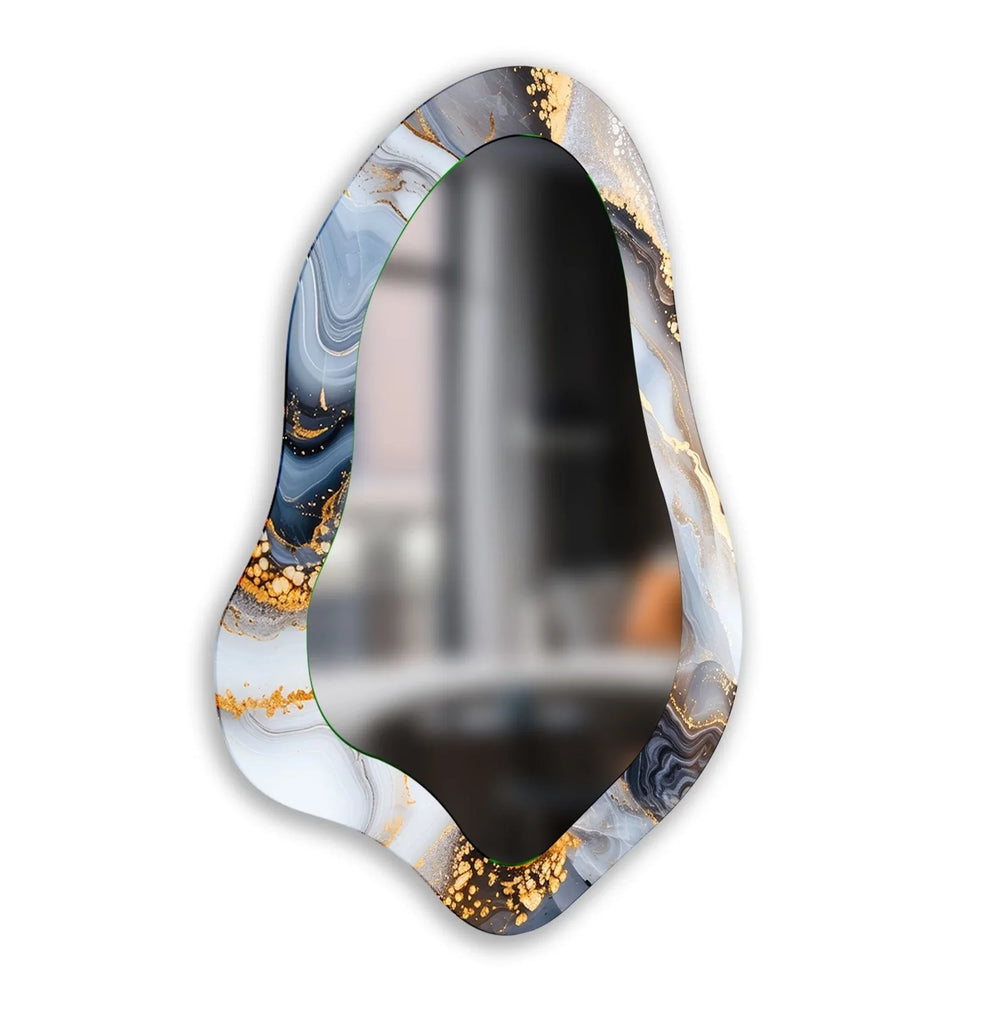 Mirrored wall art showcasing creative shapes and patterns to elevate your wall decor